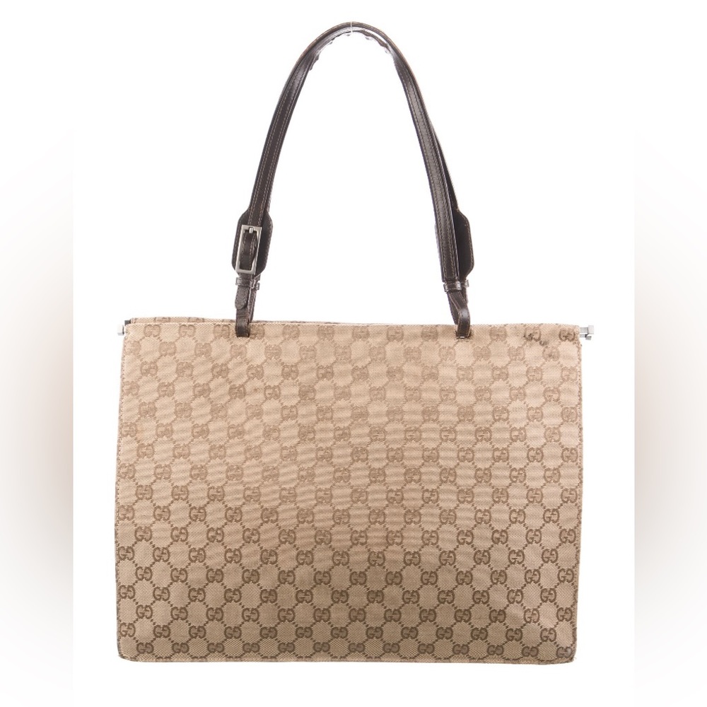 Vintage Gucci GG Canvas Tote